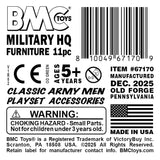 BMC Classic Marx Military Headquarters Army Office Furniture OD-Green Accessory Parts Pack Label Art