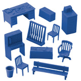 BMC Classic Marx Military Headquarters Army Office Furniture Blue Color Accessories Vignette 