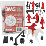 BMC Toys Classic Marx Colonial Characters Red Color Playset Main Image