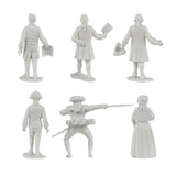 BMC Toys Classic Marx Paul Revere Figures Soft White color Close Up  Back View