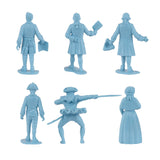 BMC Toys Classic Marx Paul Revere Figures Powder Blue color Close Up  Back View