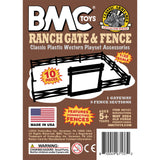 BMC Toys Classic Marx Fence Ranch Brown Color Insert Art Card
