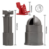 BMC Toys Classic Marx Mars Base Camp Silver Gray and Red colors Scale