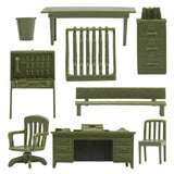 BMC Classic Marx Military Basecamp HQ OD Green Color Furniture
