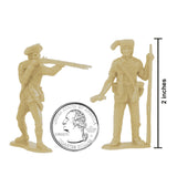 BMC Toys Classic MPC American Revoutionary War Colonial French Tan Soldier Figures Scale