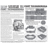 BMC Toys Classic Army Men Collection MPC American Revolutionary War Fort Ticonderoga 76 Piece Playset Instructions Insert
