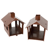 BMC Classic MPC Bunkhouse Cabin Brown Color Back Views