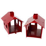 BMC Classic MPC Bunkhouse Cabin Red Color Back Views