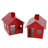 BMC Classic MPC Bunkhouse Cabin Red Color Front Views