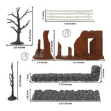 BMC Classic Toy Soldiers American Civil War Battle of Atlanta Scenery Scale