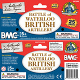 BMC CTS Waterloo British Artillery Red Color 25 Piece Header Card Art