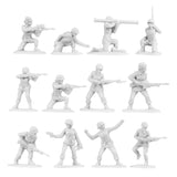 BMC Toys Plastic Army Women White Color Combat Figures Close Up