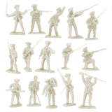 BMC American Revolutionary War Battle of Yorktown 208 Piece Boxed Playset Antique-White Color French Solider Figures Close Up