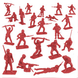 Tim Mee Toy WW2 Plastic Army Men DK Novelties Red Vignette