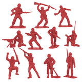 Tim Mee Toy WW2 Plastic Army Men DK Novelties Red Close Up View