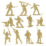 Tim Mee Toy WW2 Plastic Army Men DK Novelties Tan Close Up