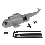Tim Mee Toy Army Rescue Helicopter Gray Parts 