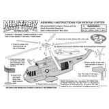 Tim Mee Toy Army Medical Rescue Helicopter Tan  Assembly Instructions