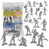 Tim Mee Toy Military Mechanics and Media Plastic Toy Soldiers Gray Color Main Image