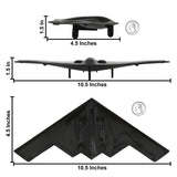Tim Mee Toy Air Strike B-2 Spirit Stealth Bomber Black Color Jets Scale