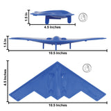 Tim Mee Toy Air Strike B-2 Spirit Stealth Bomber Blue Color Jets Scale