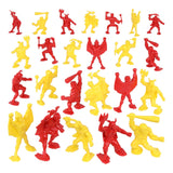 Tim Mee Toy Fantasy Figures Red & Yellow Vignette