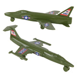 Tim Mee Toy Cold War Jet Airplanes OD-Green Color Vignette