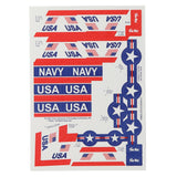 Tim Mee Toy Cold War and Combat Jets Sticker Sheet 