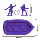 BMC Toys Classic Marx WW2 Soldiers Purple Scale