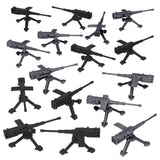 BMC Toys Classic Mpc Army Machine Guns Black and Silver-Gray Vignette