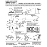 Tim Mee Toy C130 Hercules Tan Instructions