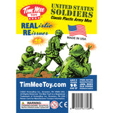 Tim Mee Toy Plastic Army Men Lime Green Insert Art